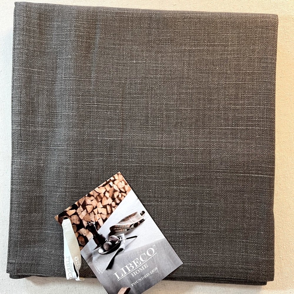 Libeco Linen Napoli Table Runner - Cafe Noir